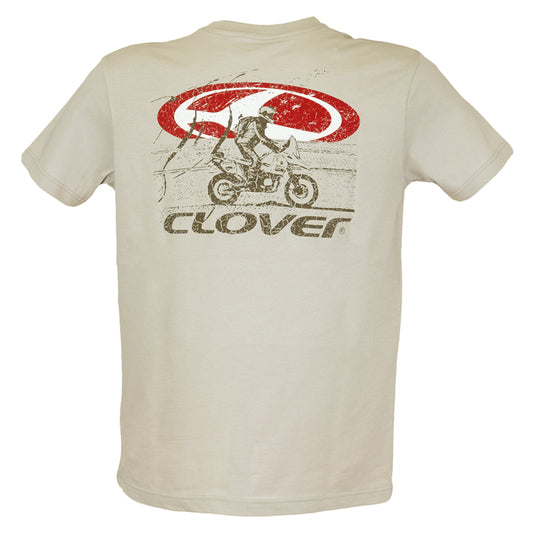T-Shirt Clover Adventure Man sabbia