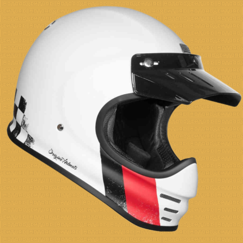 Casco Moto Vintage BELL HELMETS Moto 3 Bianco