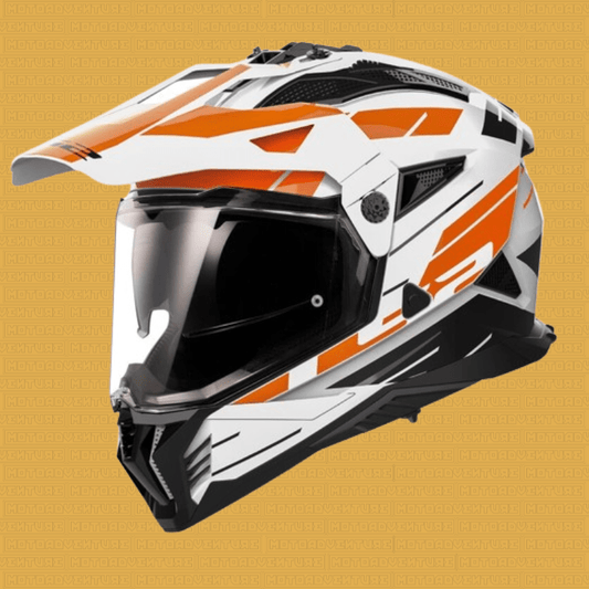 Casco Adventure LS2 MX702 Pioneer II Namib arancio - Moto Adventure