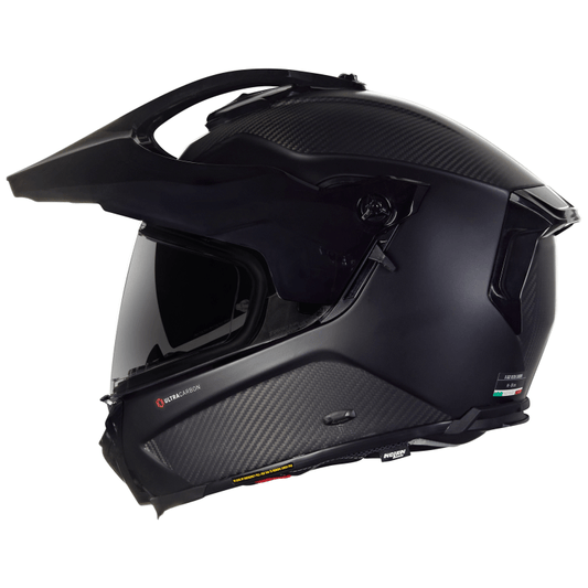 Casco Adventure Nolan X - 552 Ultra Carbon Triplonero 323 opaco - Moto Adventure