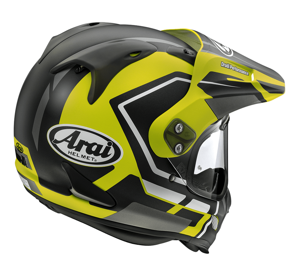 Casco Arai Tour X - 4 Detour - 2 giallo fluo - Moto Adventure