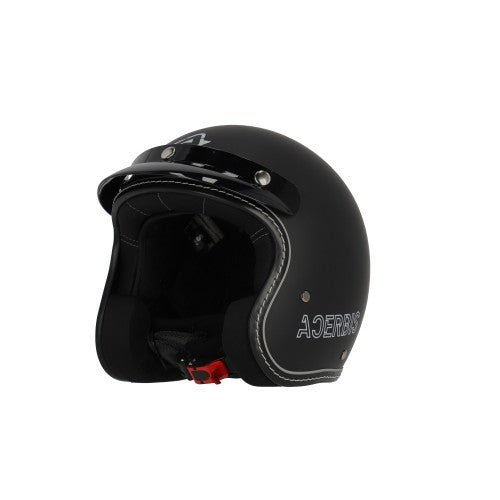 Casco Jet Custom Acerbis Skodela nero opaco - Moto Adventure