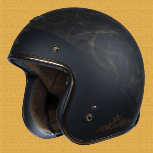 Casco jet vintage origine Primo rocker bronze - Moto Adventure