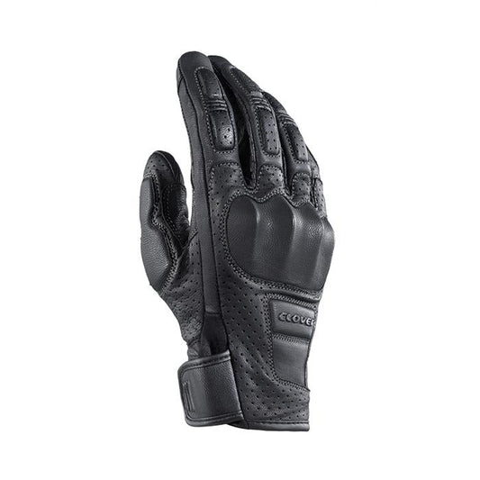 Guanti in pelle Clover KVS - 2 nero - Moto Adventure