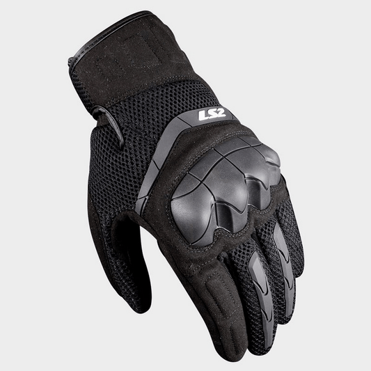 Guanti LS2 Kubra nero - Moto Adventure