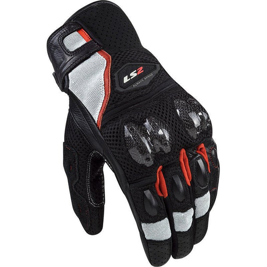 Guanti Ls2 Spark 2 Air Blak red white - Moto Adventure