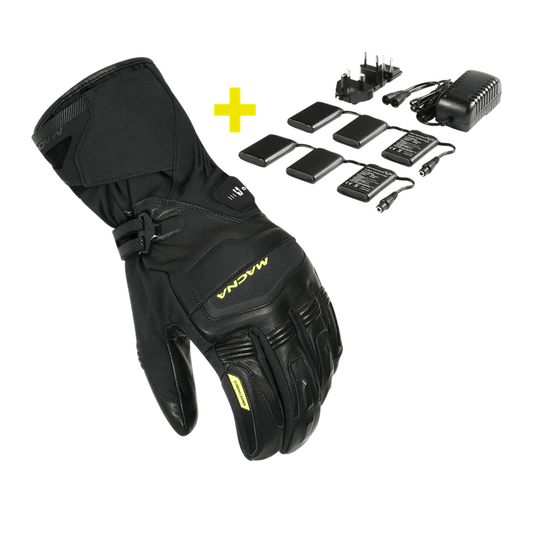 Guanti riscaldati MACNA Azra 12V 3A kit - Moto Adventure