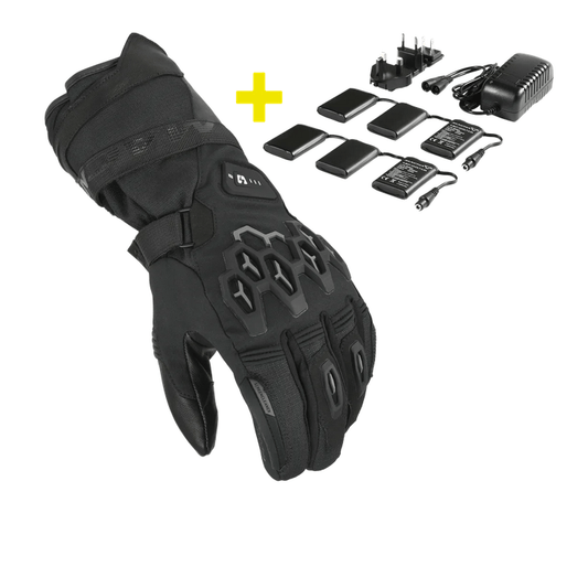 Guanti riscaldati MACNA Rafino RTX 12V 3A kit - Moto Adventure