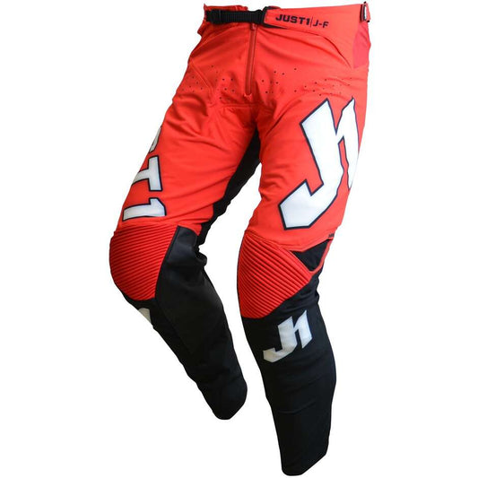 Pantaloni Cross Enduro JUST1 J-Flex Adrenaline rosso nero