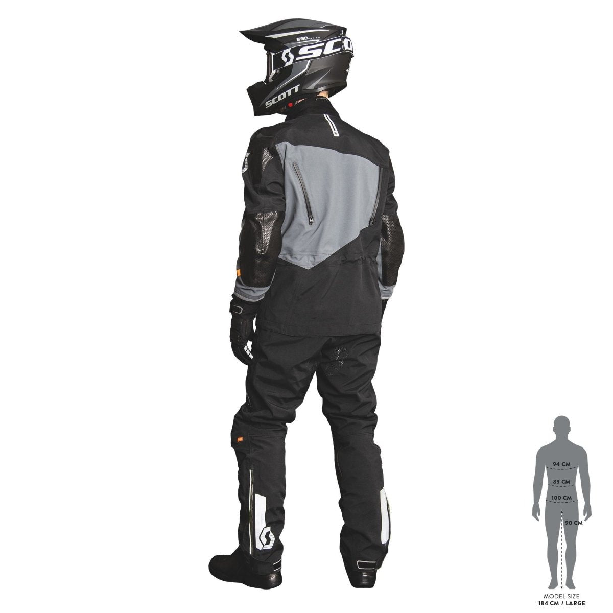 Pantaloni SCOTT Priority GTX Gore - Tex Nero - Moto Adventure