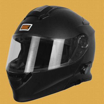 Casco modulare Origine Delta BT con Interfono Nero opaco