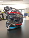 Casco Adventure NOS NS-9 Mirage nero rosso blu