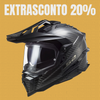 Casco Adventure LS2 MX701 C EXPLORER Carbonio 2206 Carbon nero lucido