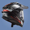 Casco Adventure Touring LS2 MX701 C EXPLORER Carbonio 2206 Frontier titanio rosso