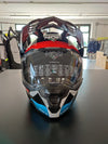 Casco Adventure NOS NS-9 Mirage nero rosso blu