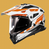 Casco Adventure LS2 MX702 Pioneer II Namib arancio