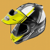 Casco Arai Tour-X 5 Cosmic Fluor Yellow