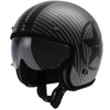 Casco jet LS2 OF601 BOB in carbonio Carbon