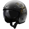 Casco jet LS2 OF601 BOB in carbonio Carbon