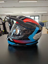 Casco Adventure NOS NS-9 Mirage nero rosso blu