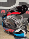 Casco Adventure NOS NS-9 Mirage nero rosso blu