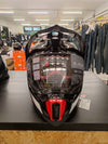 Casco Adventure LS2 MX701 C EXPLORER Carbonio 2206 Frontier titanio rosso