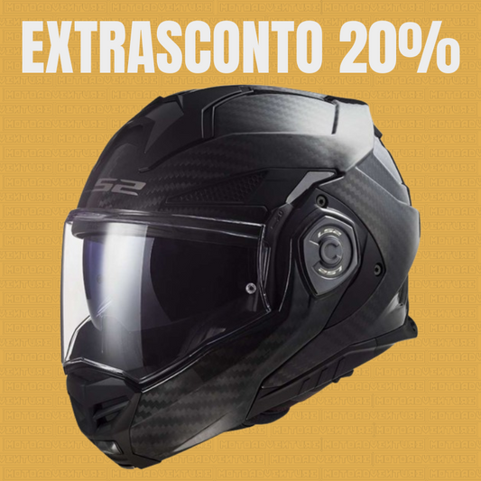 Casco modulare LS2 FF901 Advant X Carbon nero lucido