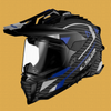 Casco Adventure LS2 MX701 C EXPLORER 2206 Carbon Nero blu