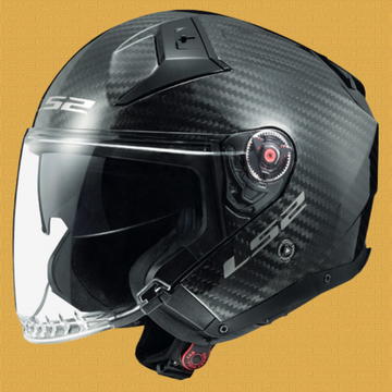 Casco jet Ls2 Infinity II Carbonio