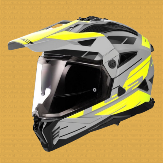 Casco LS2 MX702 Pioneer 2 Namib giallo