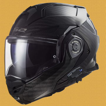 Casco modulare LS2 FF901 Advant X Carbon Nero + Interfono LS2-4X UCS-06