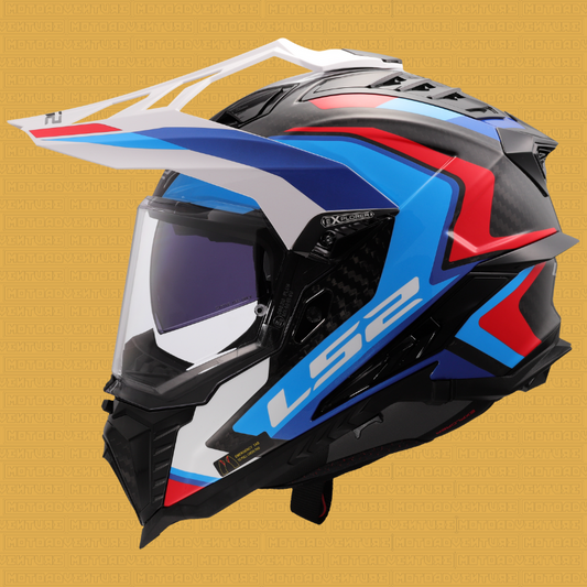 Casco LS2 MX701 C EXPLORER 2206 Carbon Frontier II