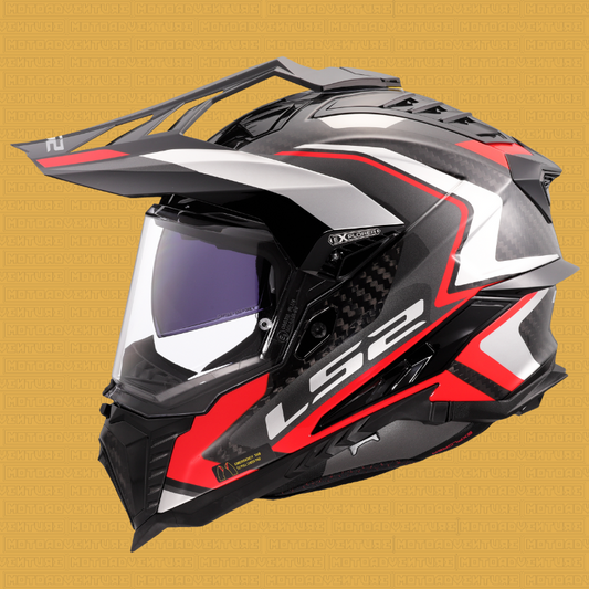 Casco LS2 MX701 C EXPLORER 2206 Carbon Frontier II