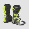 Stivali Cross Enduro bambino Forma GRAVITY Nero grigio giallo fluo