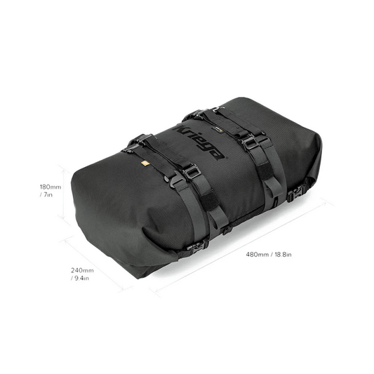 Borsa da sella Kriega Rollpack 20 nero - Moto Adventure