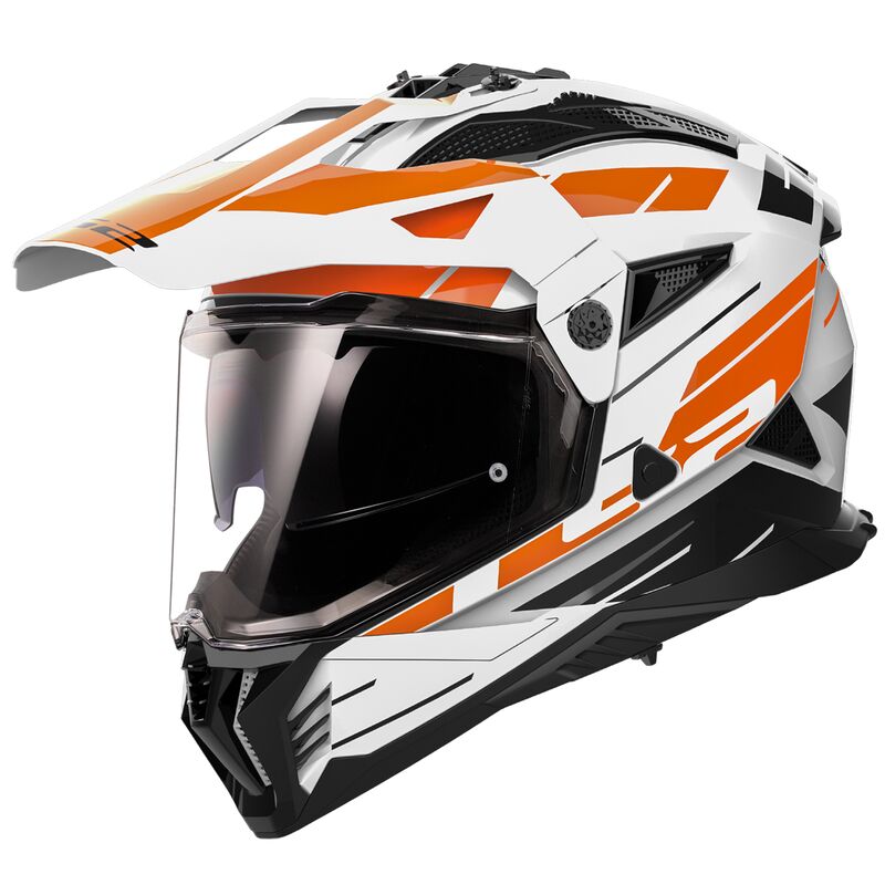 Casco Adventure LS2 MX702 Pioneer II Namib arancio - Moto Adventure