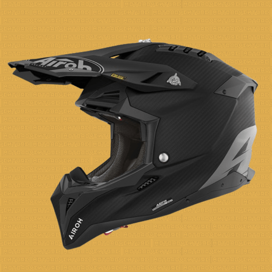 Casco Airoh Aviator 3 Carbon opaco - Moto Adventure