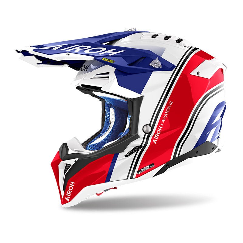 Casco Airoh Aviator 3 Hima Red Gloss - Moto Adventure