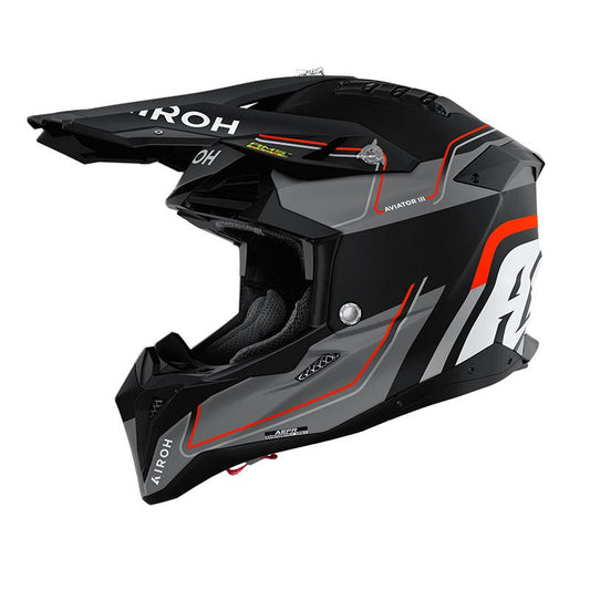 Casco Airoh Aviator 3 Leader Orange Matt - Moto Adventure