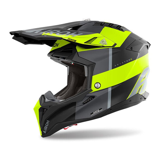 Casco Airoh Aviator 3 Monarch Yellow Matt - Moto Adventure