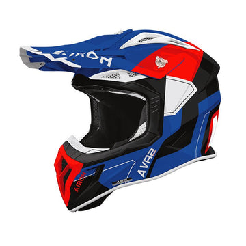 Casco Airoh Aviator Ace 2 Shield Blue/Red Gloss - Moto Adventure