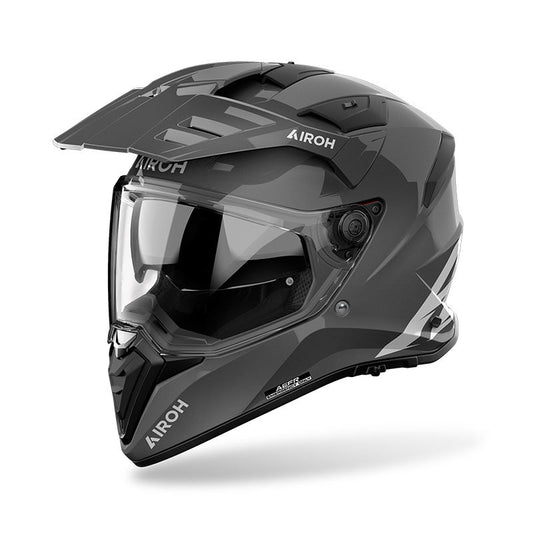 Casco Airoh Bandit Color grigio scuro - Moto Adventure