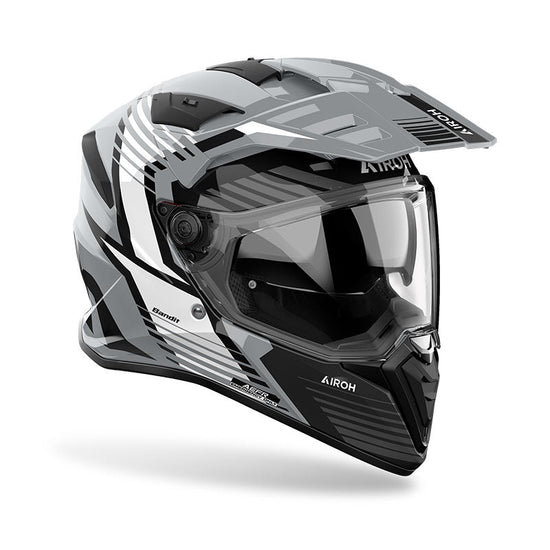Casco Airoh Bandit Spicy Grey Gloss - Moto Adventure
