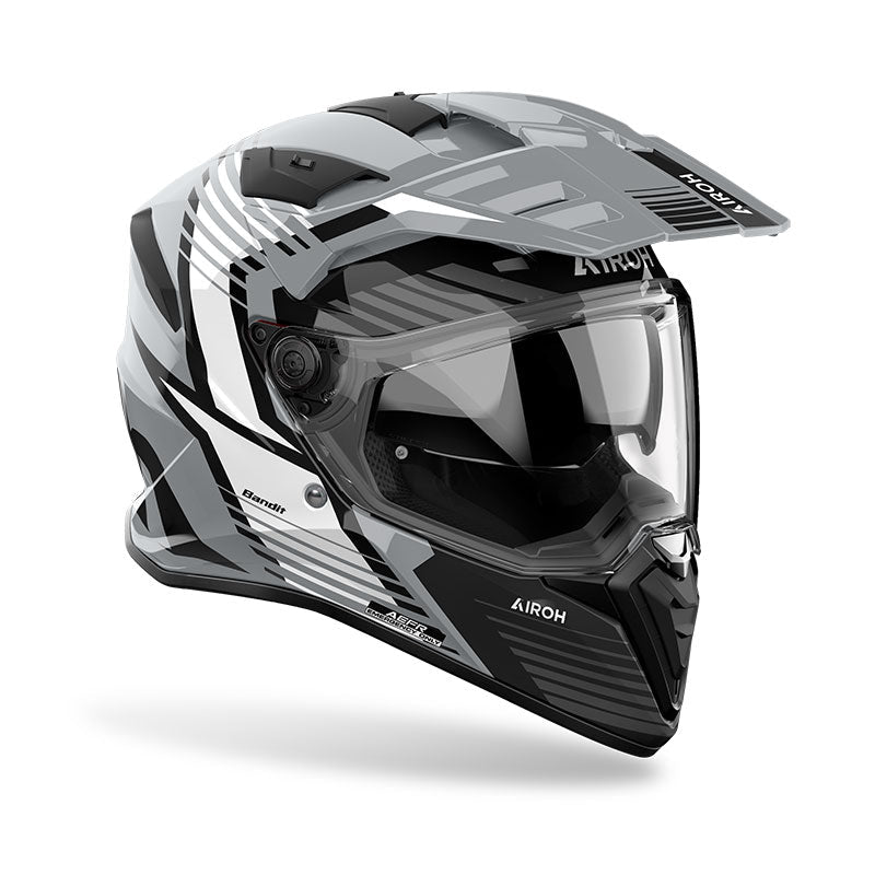 Casco Airoh Bandit Spicy Grey Gloss - Moto Adventure