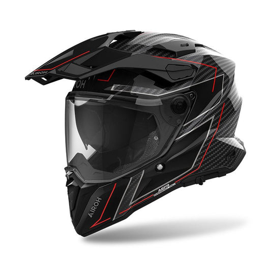 Casco Airoh Commander 2 Carbon Stylish lucido - Moto Adventure