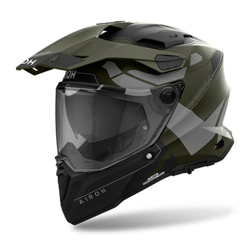 Casco Airoh Commander 2 Reveal verde opaco - Moto Adventure