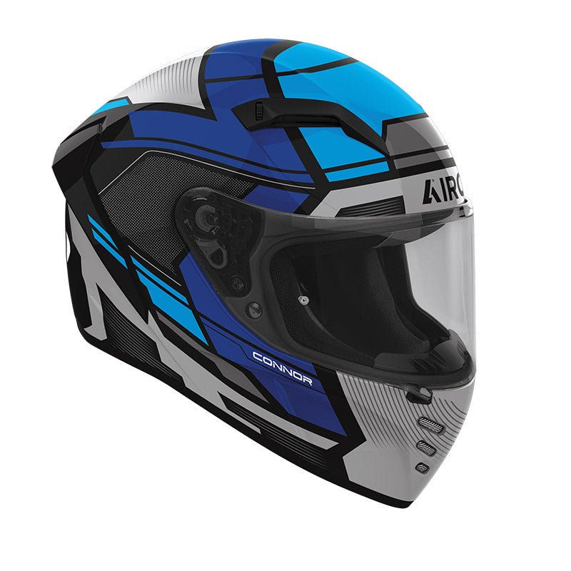 Casco Airoh Connor Ego Blue Gloss - Moto Adventure