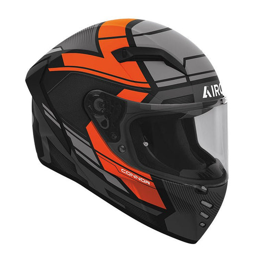 Casco Airoh Connor Ego Orange Matt - Moto Adventure