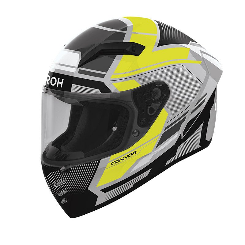 Casco Airoh Connor Ego Yellow Gloss - Moto Adventure