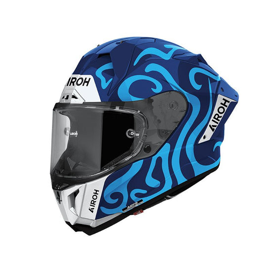 Casco Airoh GP 800 Swain Blue Gloss - Moto Adventure